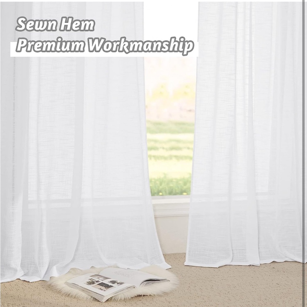 White Shear Curtains